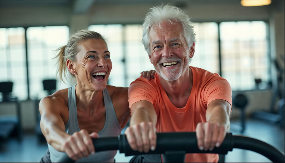 Gimnasio para personas mayores